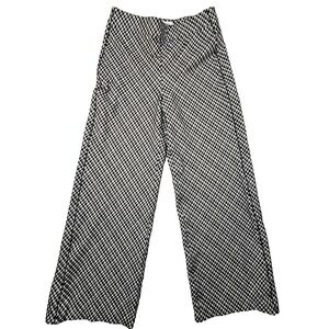 SPANX Smooth Perfect fit Ponte Wide Leg pant Women L Jacquard High Rise Designer